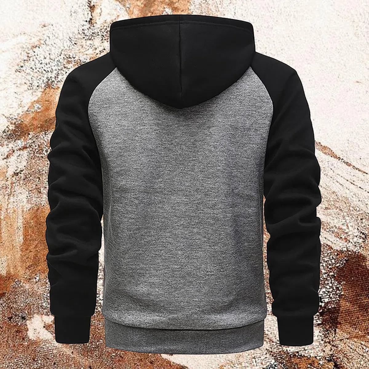 Genérico Sudadera Hombres con Capucha Y Cremallera, Sudadera Deporte Hombre, Manga Larga Estilo Deportivo Informal Sudadera con Capucha Fitness Entrenamiento Básico Monocolor para Tiempo Libre