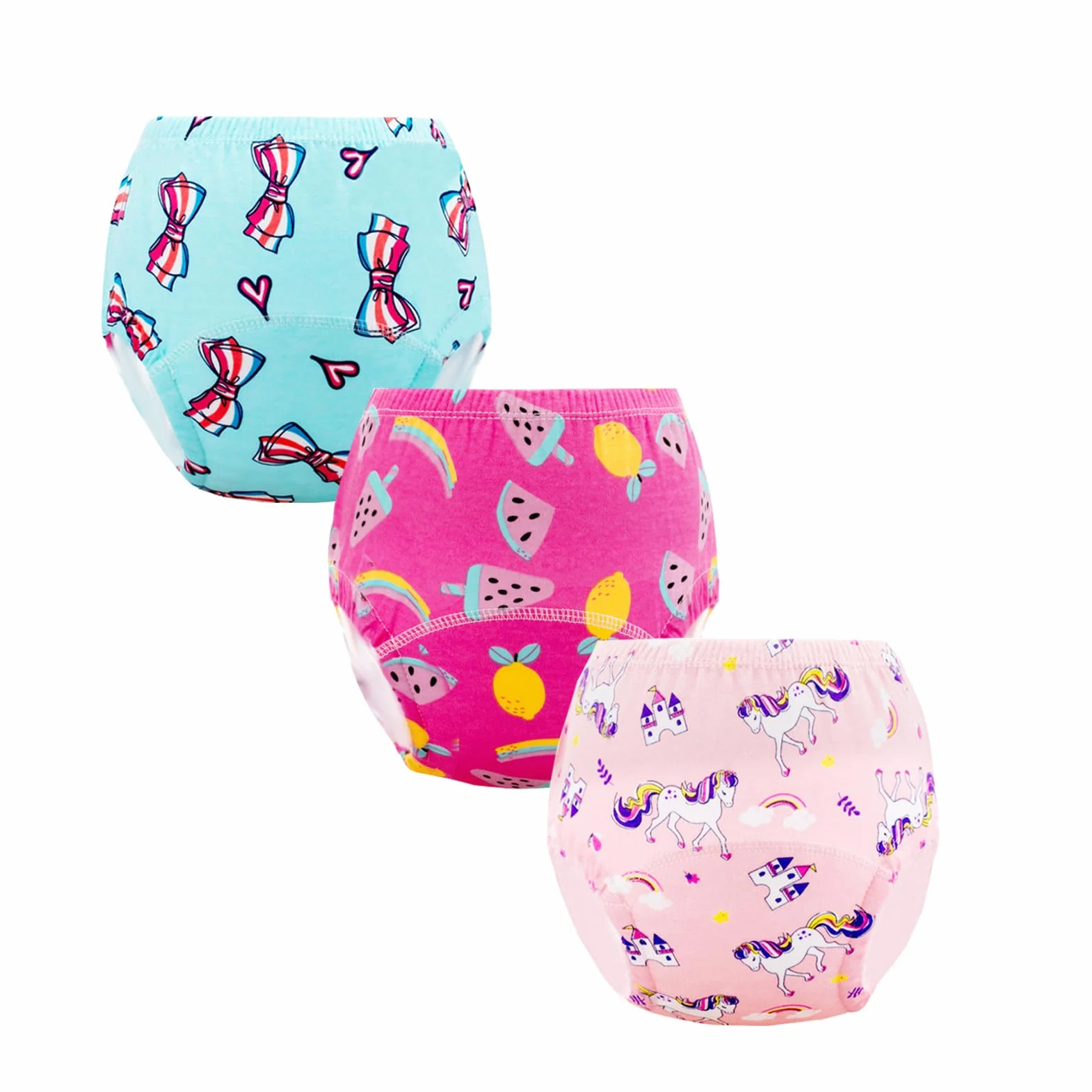 Calzones de Entrenamiento para Bebé, Bragas de Aprendizaje para Niños y Niñas, Paquete de 8, 2-6 Años
