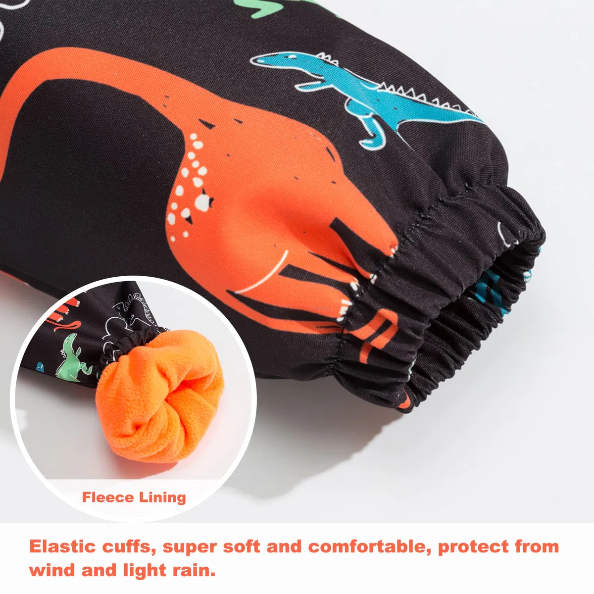 Fewlby Chaqueta Impermeable con Capucha para Niño, Cortavientos con Forro Polar Ligera Abrigo Prueba de Viento Niños Chubasquero Primavera Otoño Abrigos Deportivos 3-12 Años