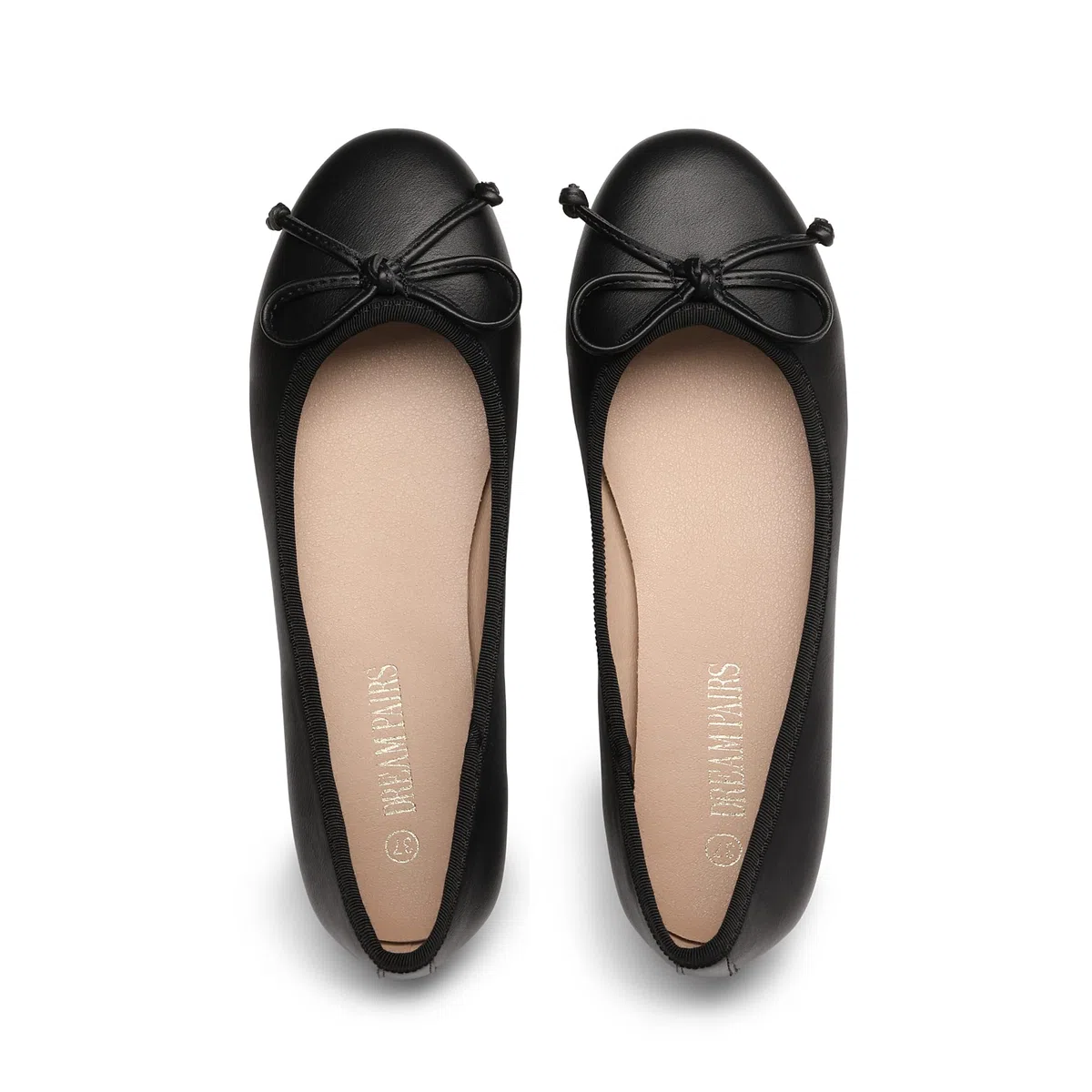 DREAM PAIRS Bailarina Nueva Clásica con Lazo Plana Cómodas Zapatos para Mujer