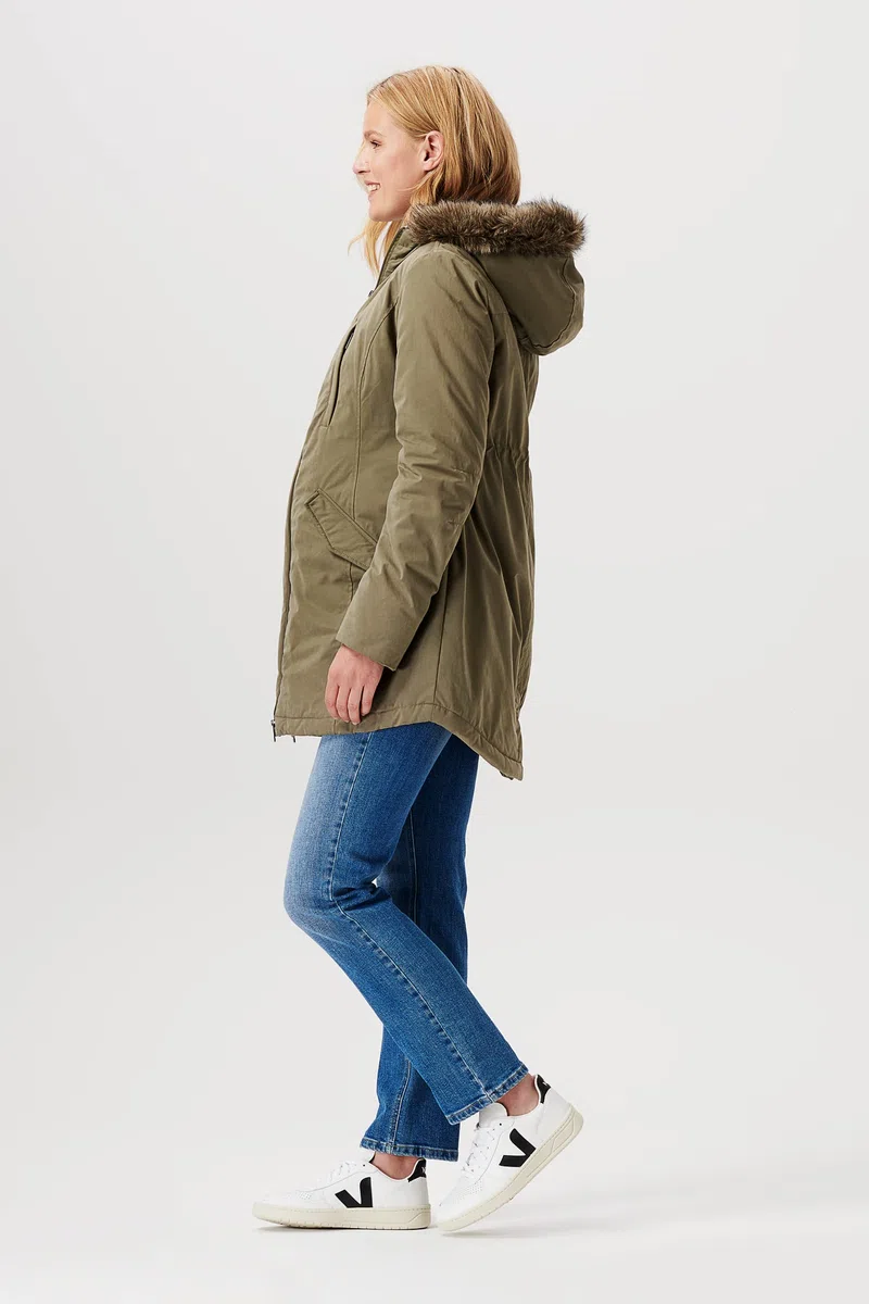 Noppies Maternity Jacket 3-Way Palus Chaqueta, Dusky green-P980, XL para Mujer