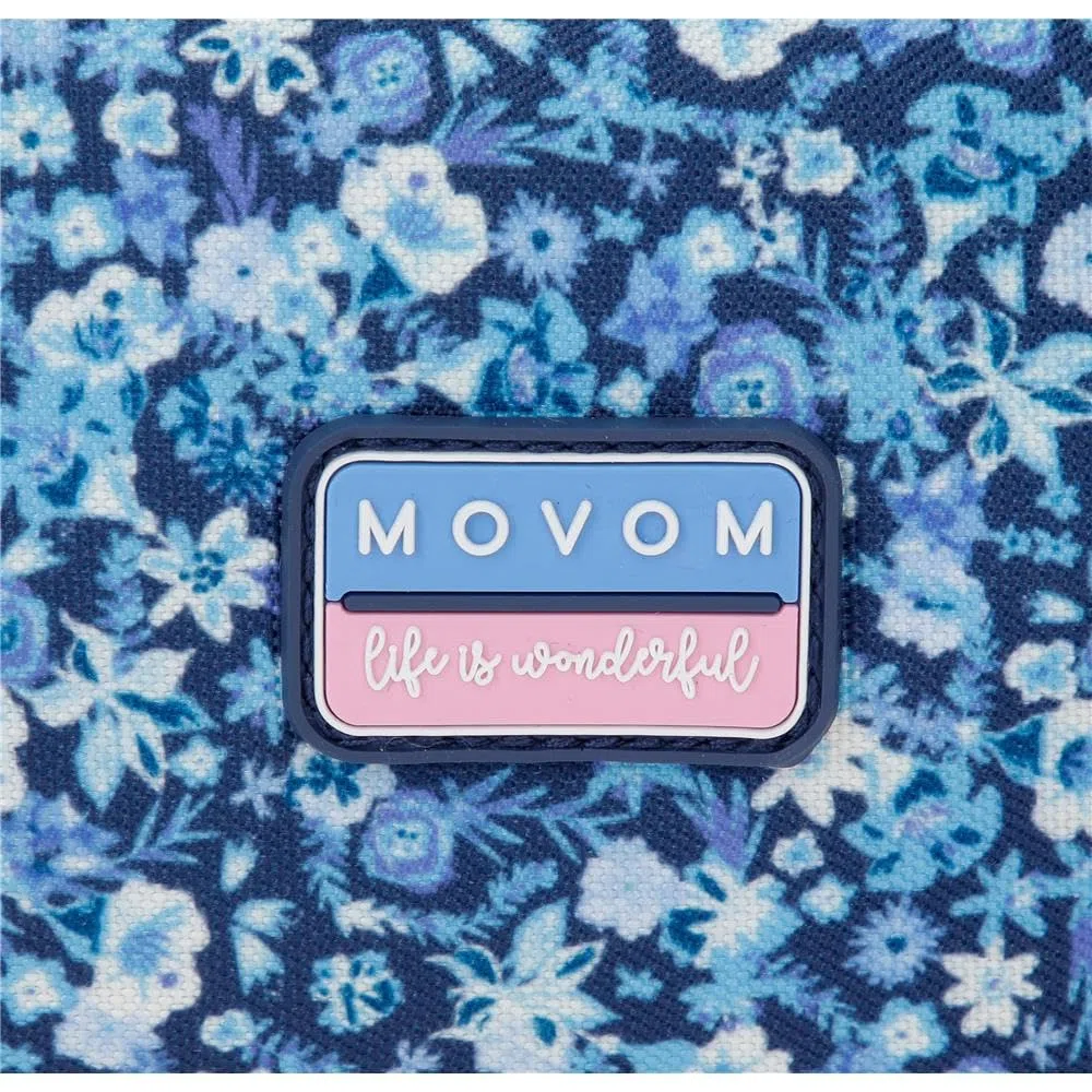 Movom Spring Vibes Mochila Escolar Doble Compartimento Adaptable a Carro Marino 32x45x19 cm Poliéster 27,36L