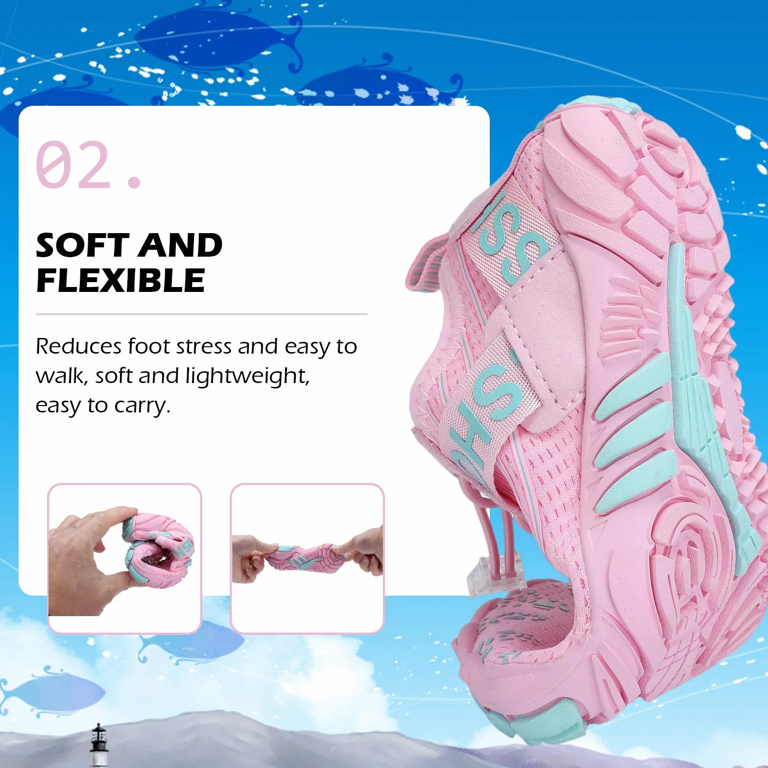 DimaiGlobal Calzado Descalzos Niñas Niños Zapatillas de Trail Running Barefoot Secado Rápido Zapatos de Agua Transpirable Antideslizante para Playa 33EU Rosa