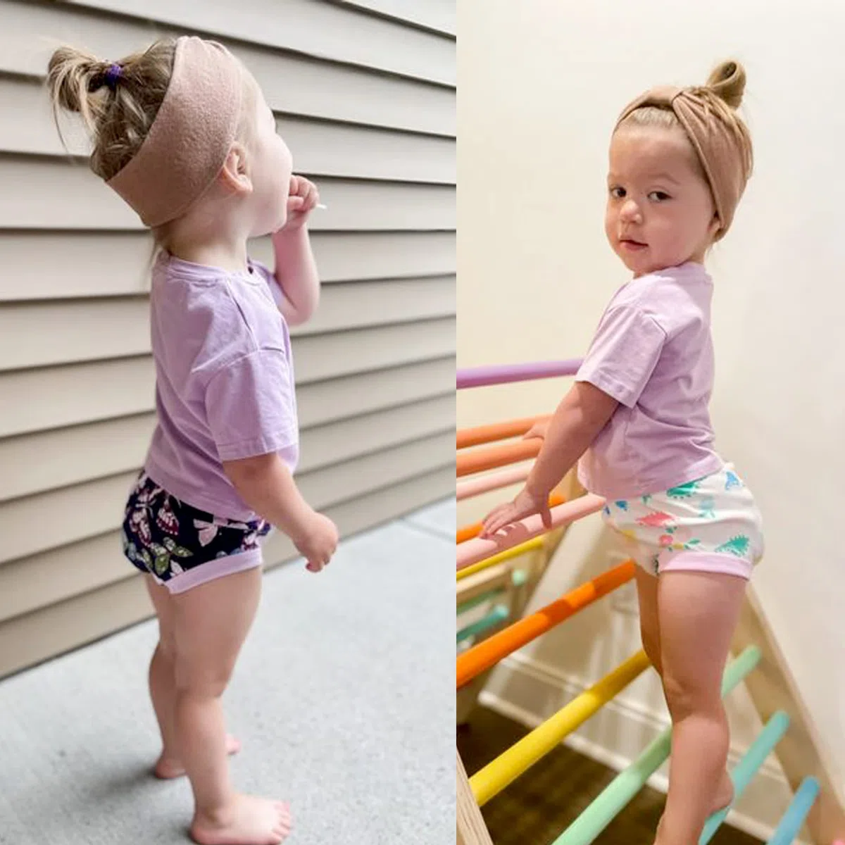 BIG ELEPHANT Baby Potty Training Pants Ropa Interior para niña - 100% algodón