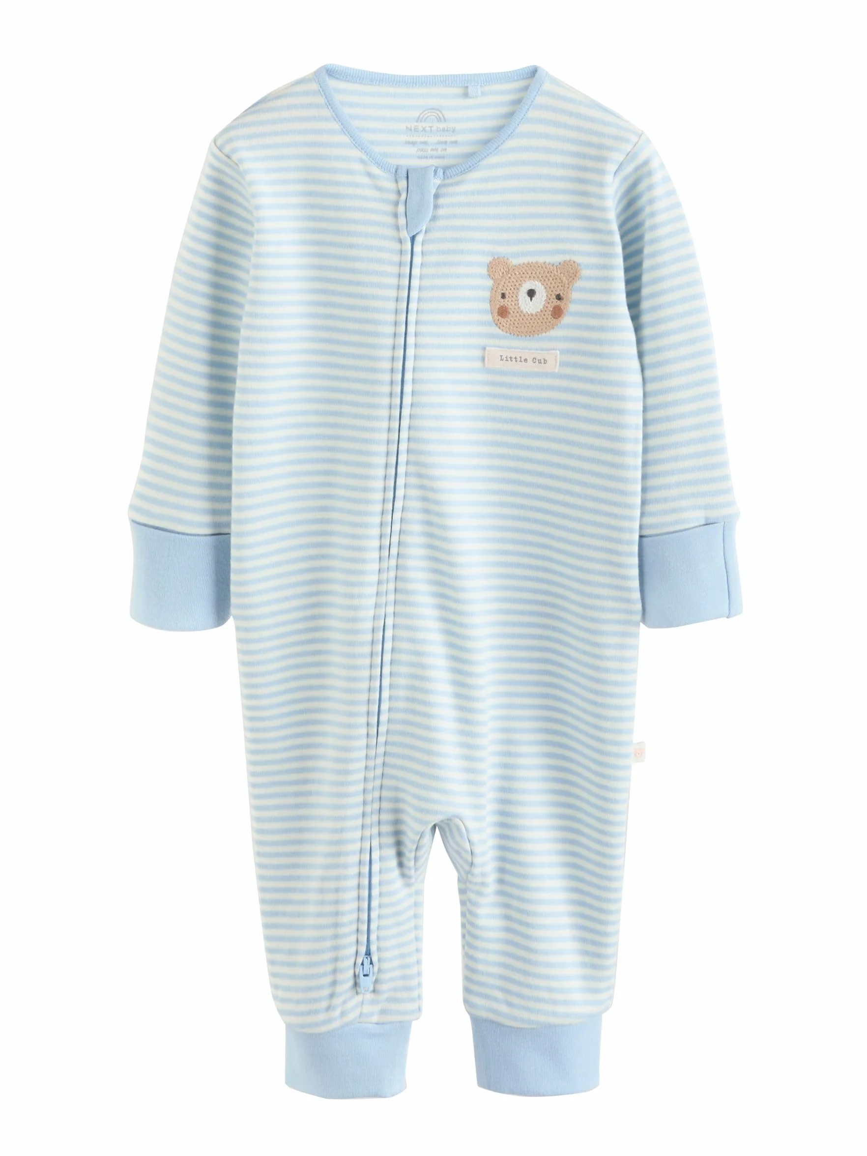 NEXT Bebés niño Pack de 3 Pijamas Tipo Pelele con Cremallera para bebé