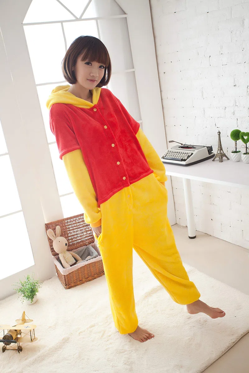 Adult Onesie Animal Pajamas Unisex Halloween Cosplay Costume Loungewear