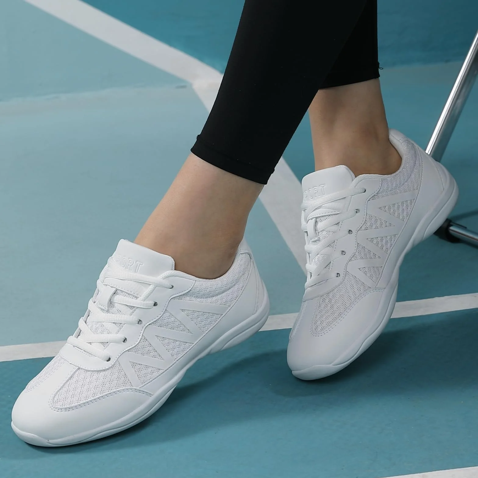 Zapatillas Cheerleader Zapatillas Porrista Niña Cheer Shoes Danza Aeróbic Sneakers Mujer Yoga