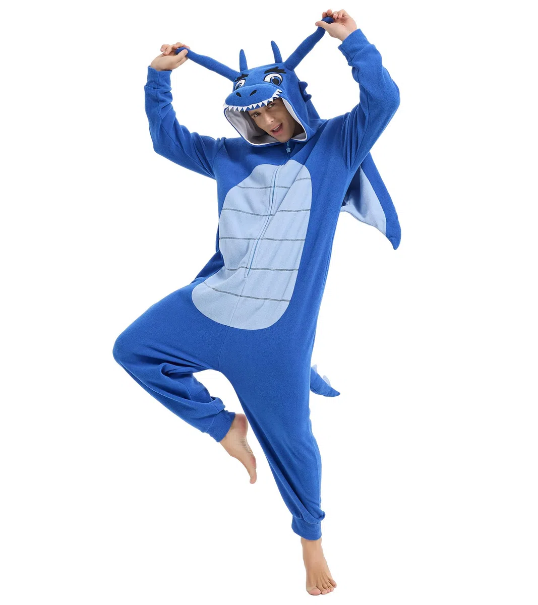 Dragón Onesie Adultos Animal Cosplay Halloween Pijamas Disfraces Adolescentes Jumpsuit One Piece Sleepwear