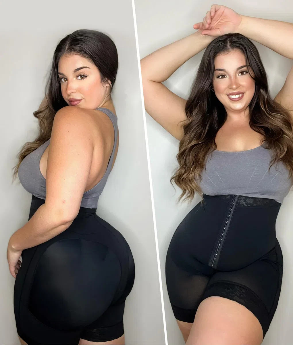 YIANNA Braga Faja Reductora Mujer Invisible Abdomen Reductor Short Realza Gluteos Fajas Reductoras para Vestido