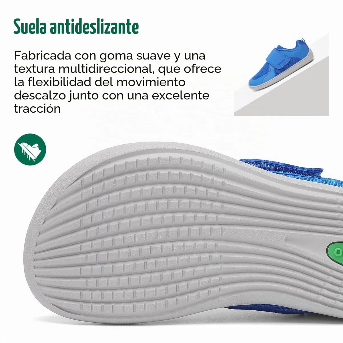 SAGUARO Zapatillas Barefoot Sneakers para Niños Transpirables Ligeras Flexibles para Exterior Interior, 26-36 EU