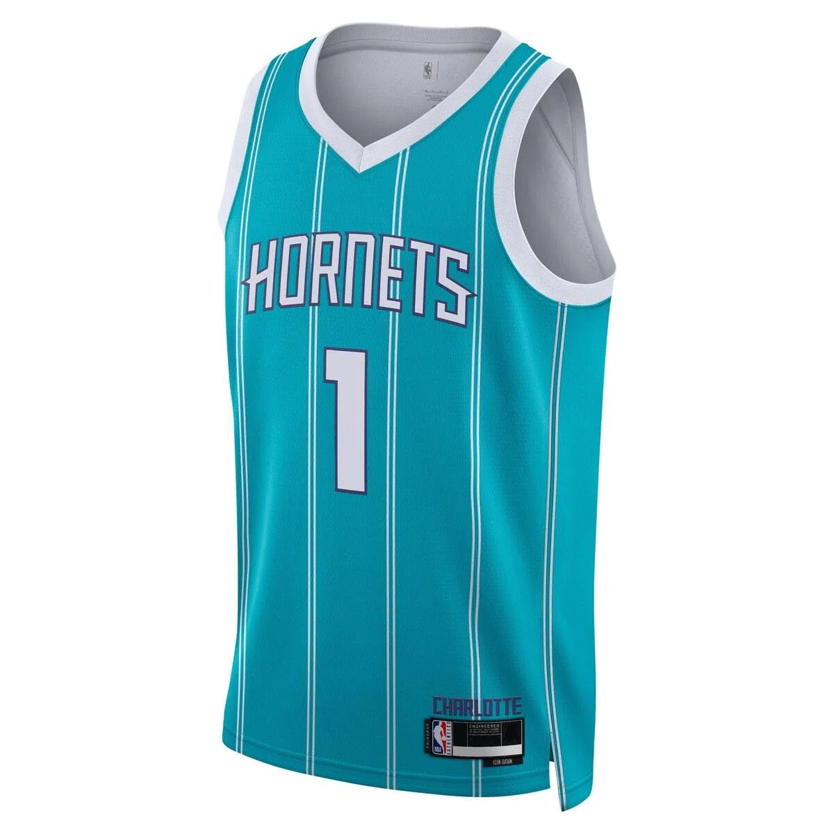 LaMelo Ball Charlotte Hornets NBA Kids Youth 8-20 Teal Icon Edition Swingman Jersey