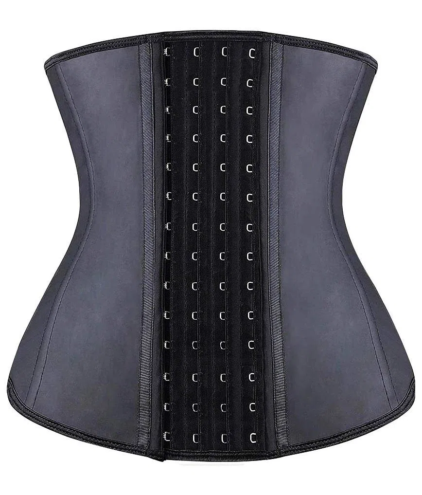 YIANNA Faja Reductora Mujer Cinturilla Colombiana Waist Trainer Corset Reductor Abdomen Body Shaper Moldeadora Post Liposuccion Corsé Negro S 11788