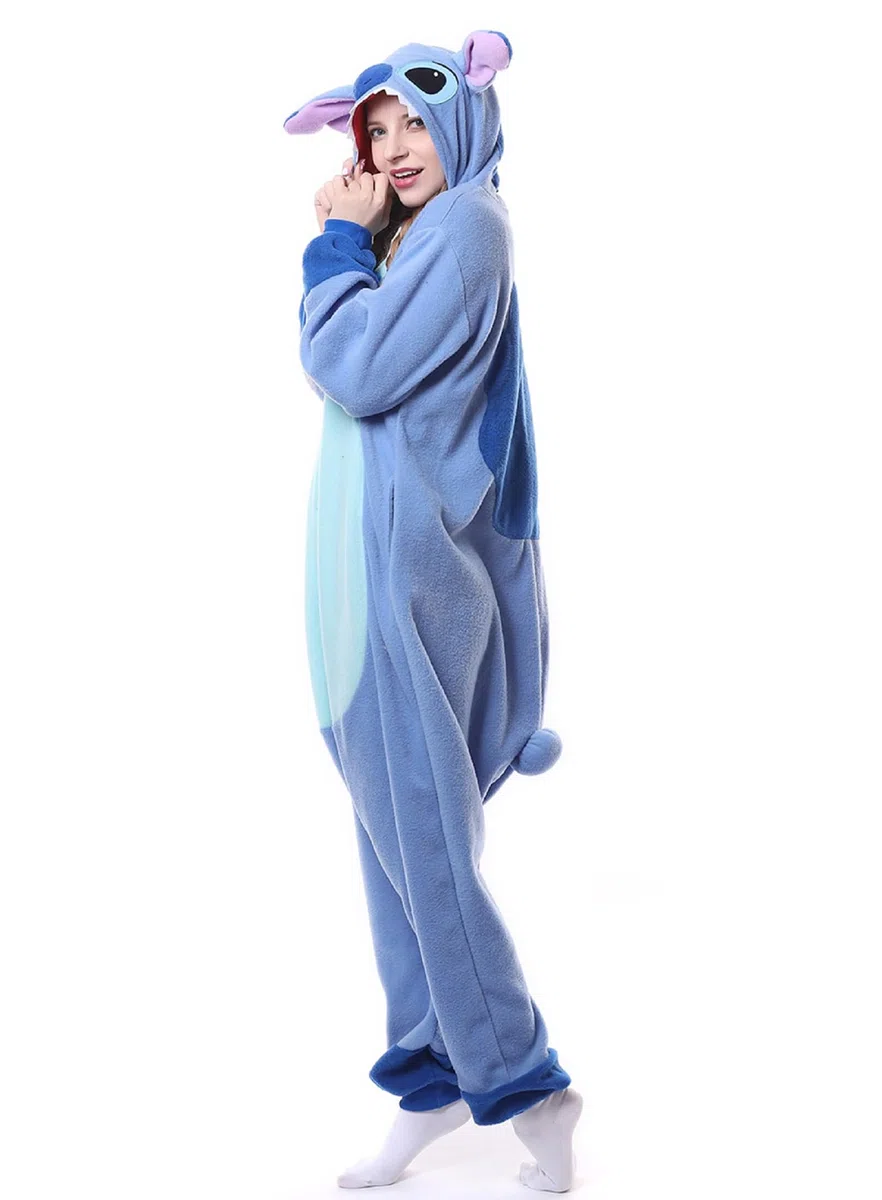 Relaxo Disfraz Onesie Mujer Mono Stitch Onesies Animal Hombre Pijama Carnaval Halloween Pijama Adulto