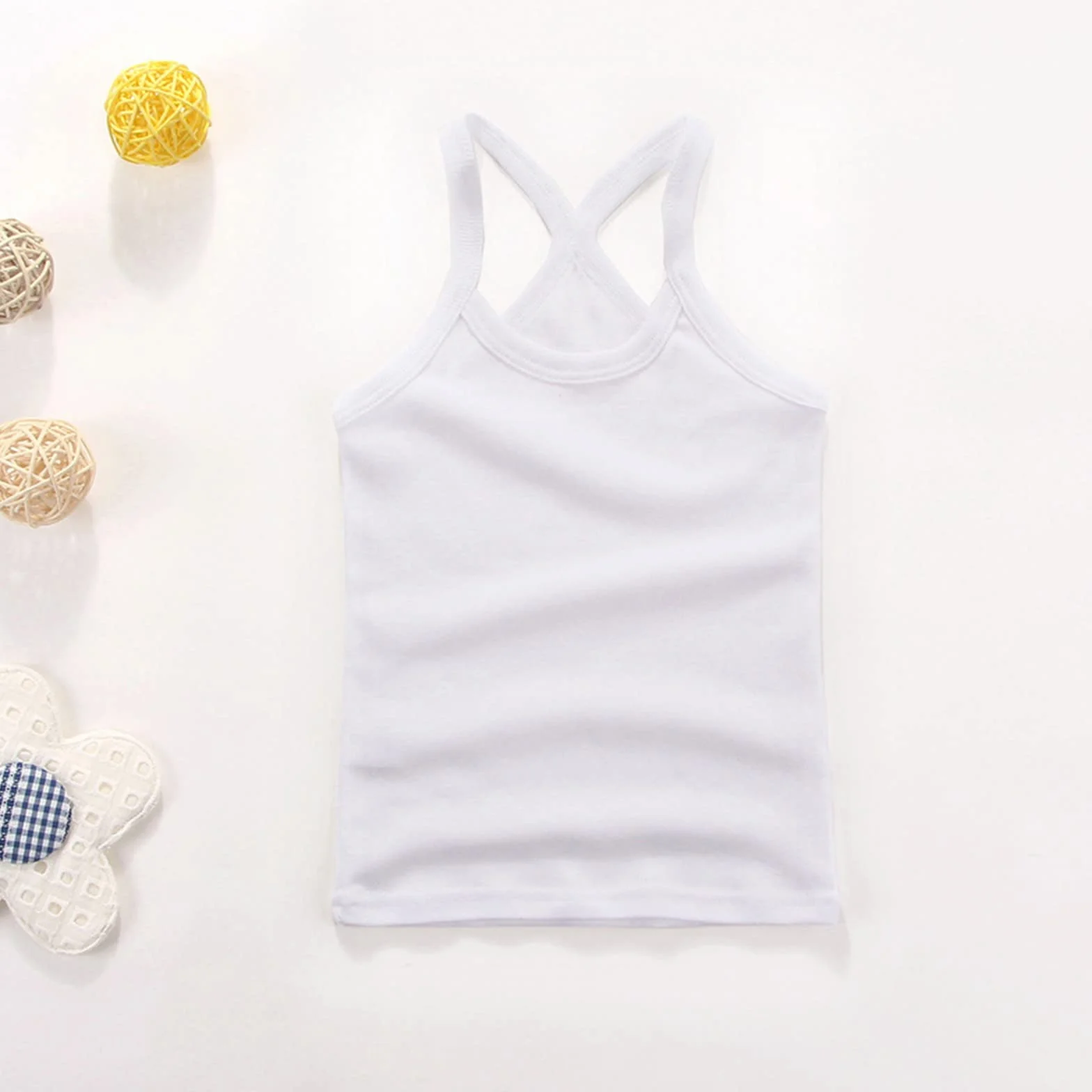 Generisch 2025 Camiseta de tirantes para niños y niñas, espalda cruzada, sin mangas, deportiva, danza, ballet, gimnasia, ropa de baile, camiseta de manga larga para niño 80