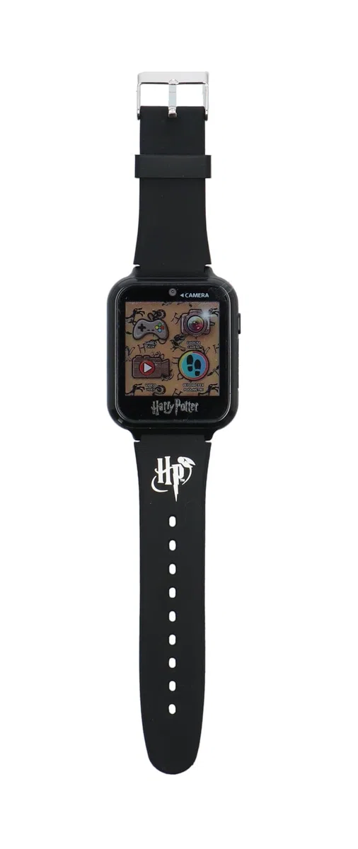 Accutime Watch- Reloj Interactivo Harry Potter, Cámara, Color negro, Talla única (HP4096)