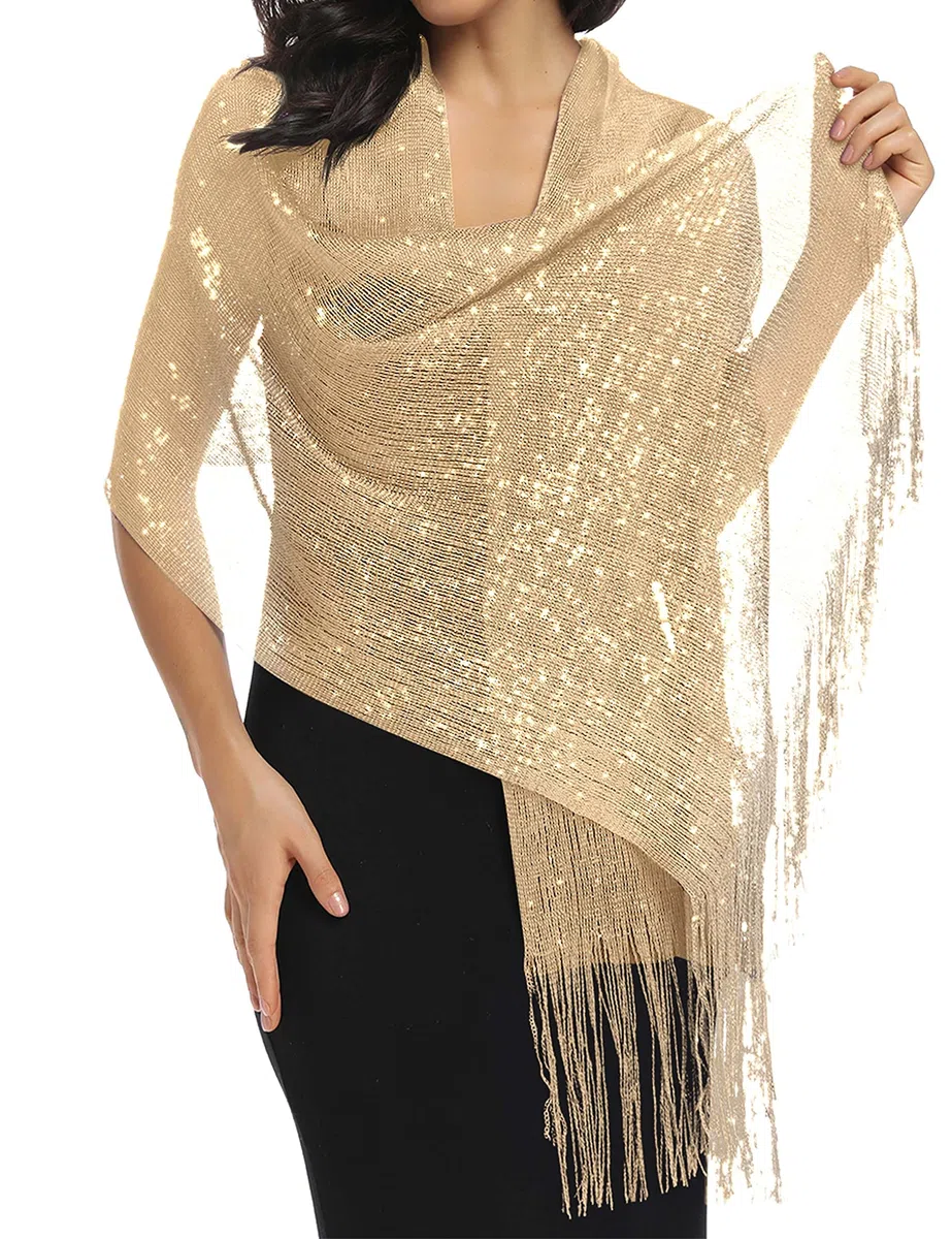 Rheane - Chales y estolas para vestidos de noche con hebilla, para vestidos de fiesta, boda o de noche, para mujer