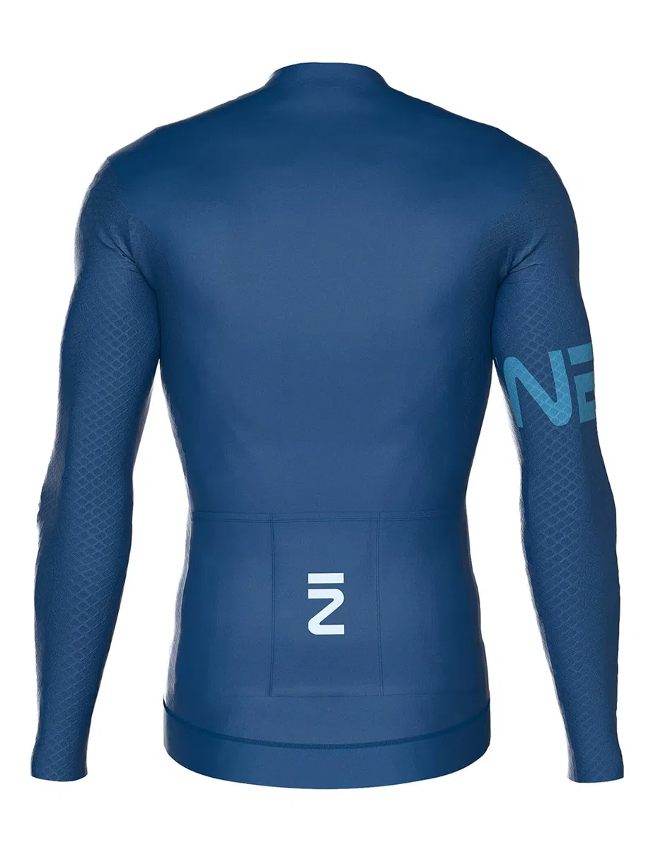 INBIKE Maillot de Ciclismo Manga Larga para Hombre Transpirable y Ligera con Tejido Antideslizante de 4.5 cm para Andar en Bicicleta Senderismo y Fitness MZLS
