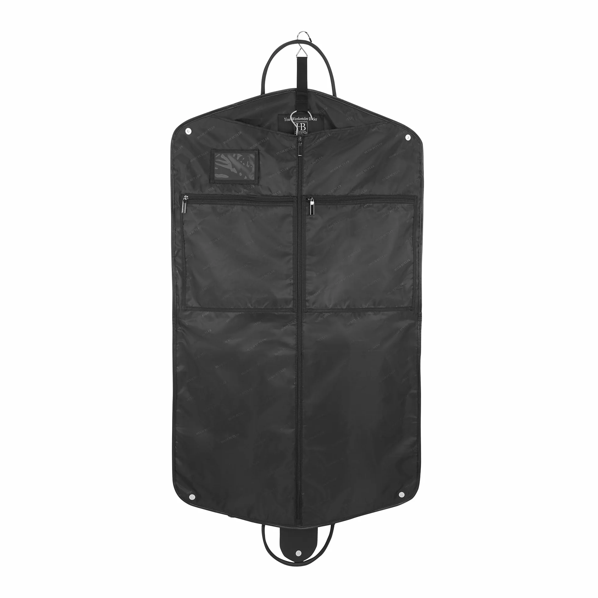 Funda para Traje 40" (Ligera) - Elegante Traje 1-2 con Bandolera - Funda para Ropa de Hombre y Mujer - Plegable - no Arruga la Ropa. Niles Azul Marino
