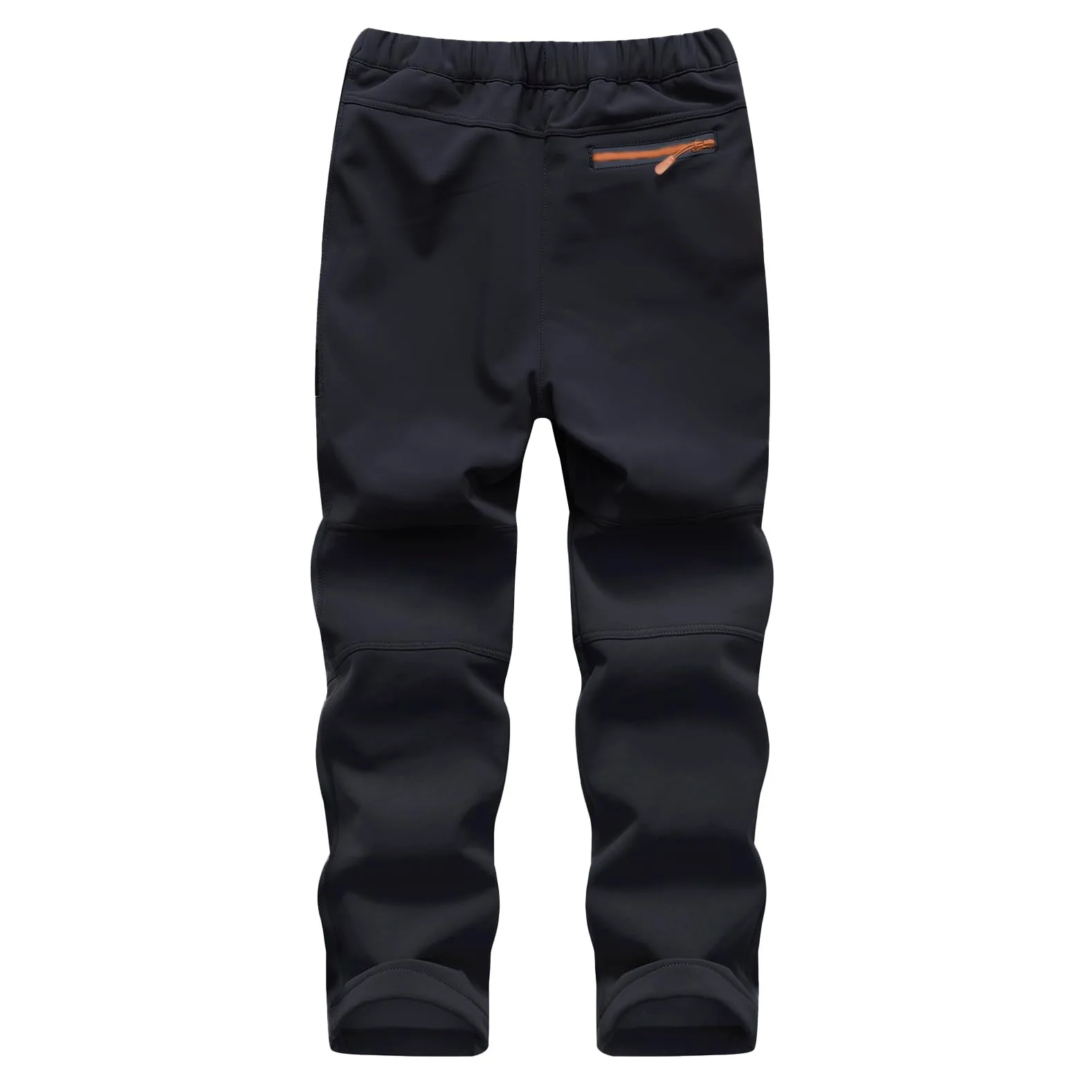 BWBIKE Kids Pantalones Cortavientos Impermeables para Nieve para Niño Forro Polar para Jóvenes al Aire Libre Lind Hiking Softshell Pantalones Cálidos con Aislamiento con 4 Bolsillos con Cremallera