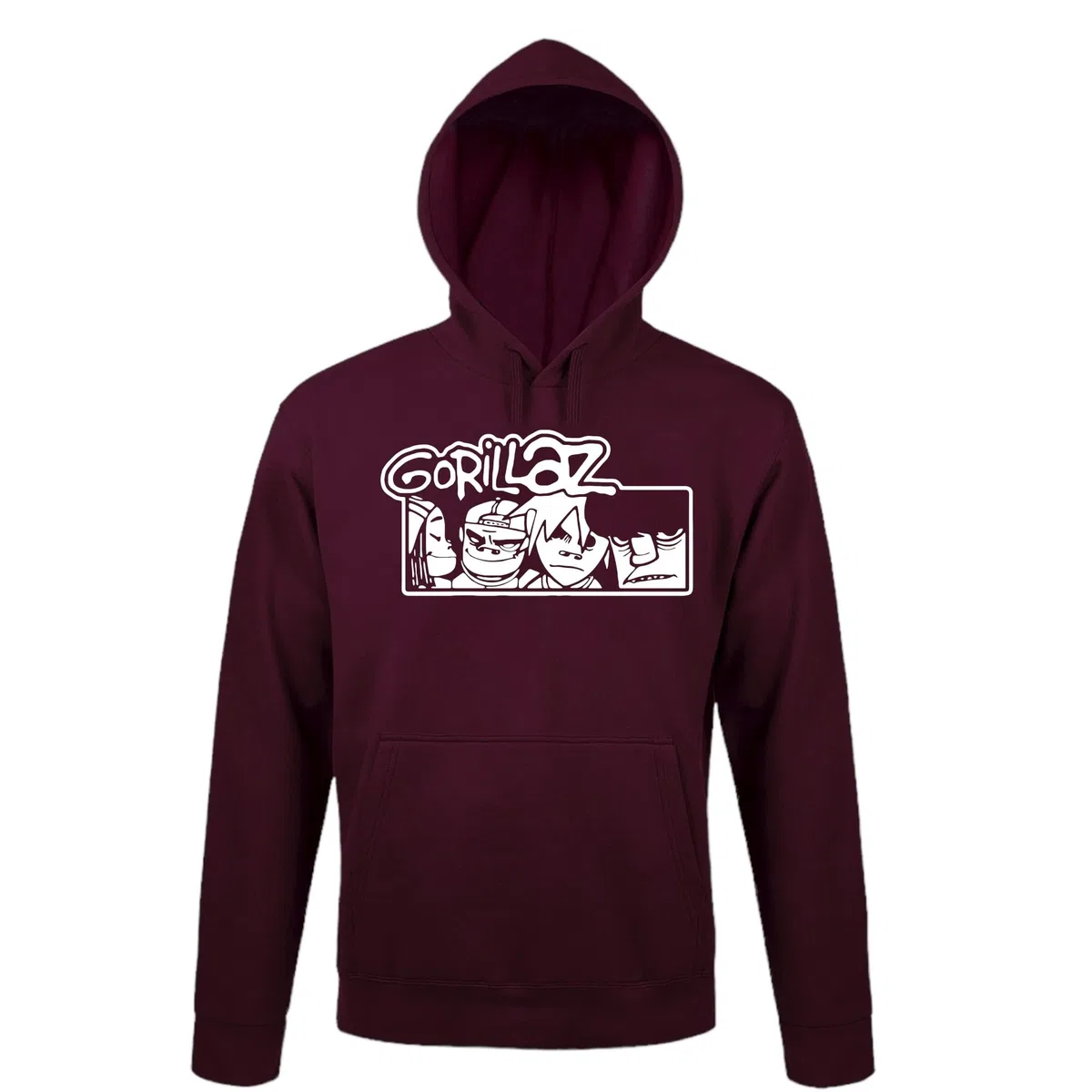 RadioStream Sudadera Capucha Gorillaz Rock Grupo Musical