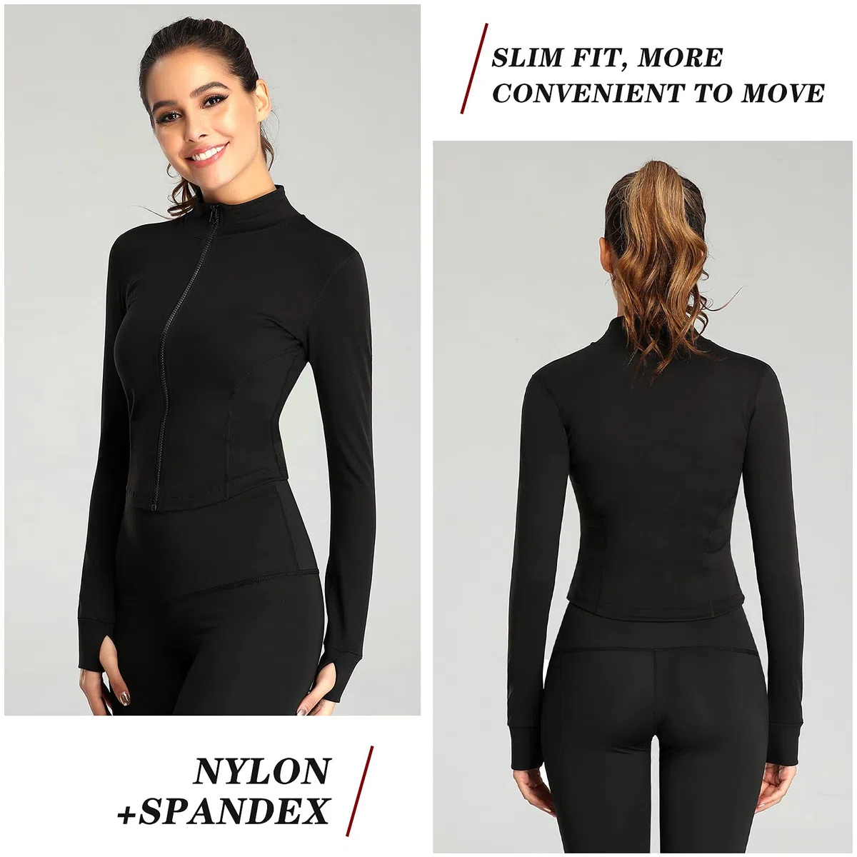 SEAUR Chaqueta de running para mujer, corte ajustado, chaqueta deportiva de verano, transpirable, de secado rápido, sudadera para fitness, yoga, tallas S, M, L, XL, 2XL