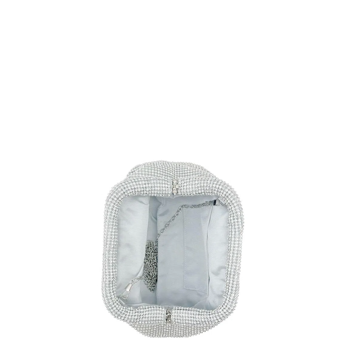 MODELISA - Bolso De Fiesta Clutch Con Brillos Cadena De Hombro Boda Evento Ceremonia Mujer