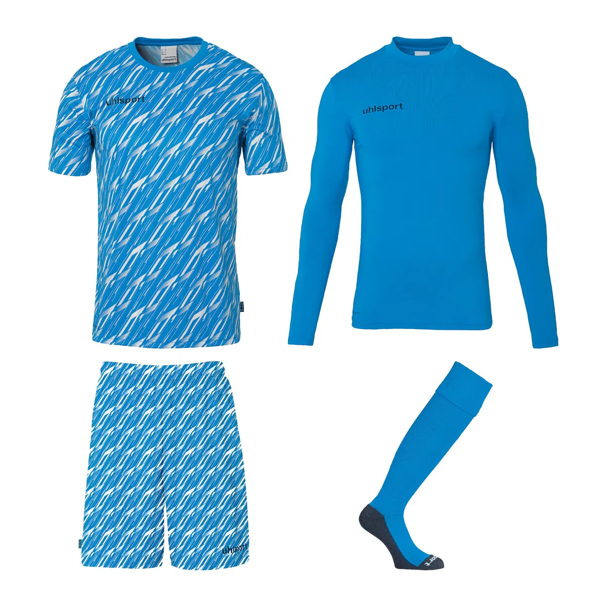 uhlsport Progressive Conjunto de Ropa de Portero Camiseta de Portero Hombre (Pack de 4)