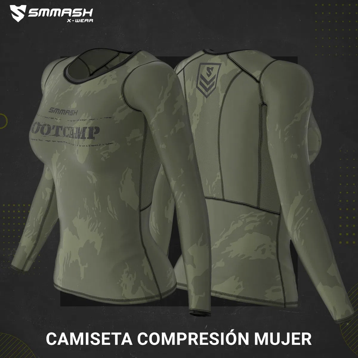 SMMASH Pride Womens Long Sleeve Compression Tops, Breathable and Light, Functional Thermal Shirt for Crossfit, Fitness, Yoga, Gym, Running, Sport Long Sleeved, Antibacterial Material…