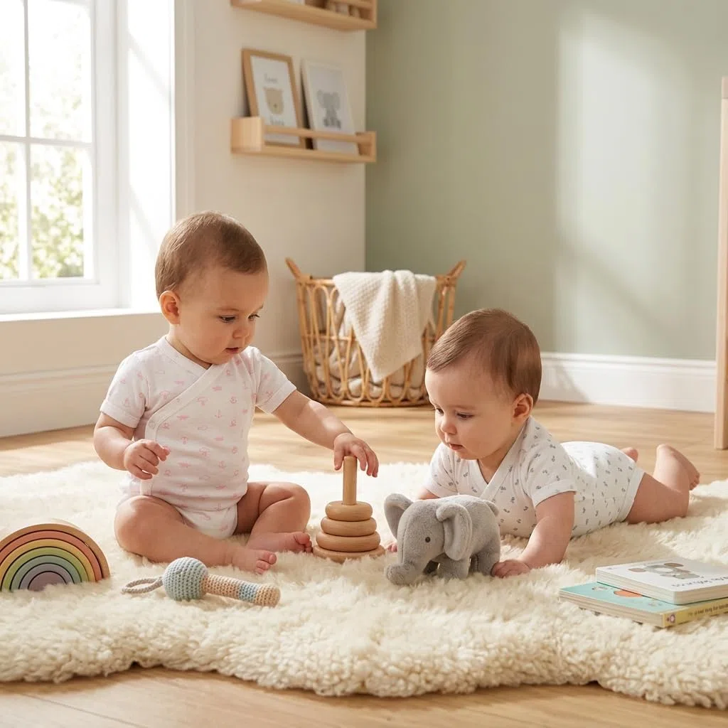 BABIDU | Pack 4 Bodys Bebé Abertura Hombro Manga Corta Algodón 100% Suave Transpirable, Body Recién Nacido Unisex Primera Puesta Niño y Niña, Ideal para Uso Diario y Piel Sensible